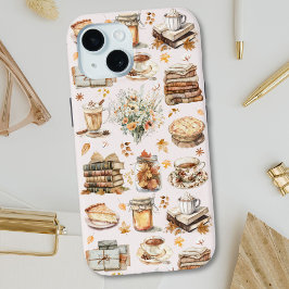 Funda Para iPhone 15 Otoño Favorito Esencial Patrón Estético