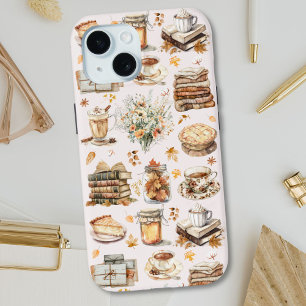 Funda Para iPhone 15 Otoño Favorito Esencial Patrón Estético