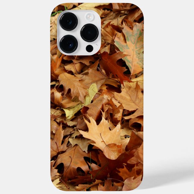 Funda De Case-Mate Para iPhone otoño, hojas secas (Reverso)