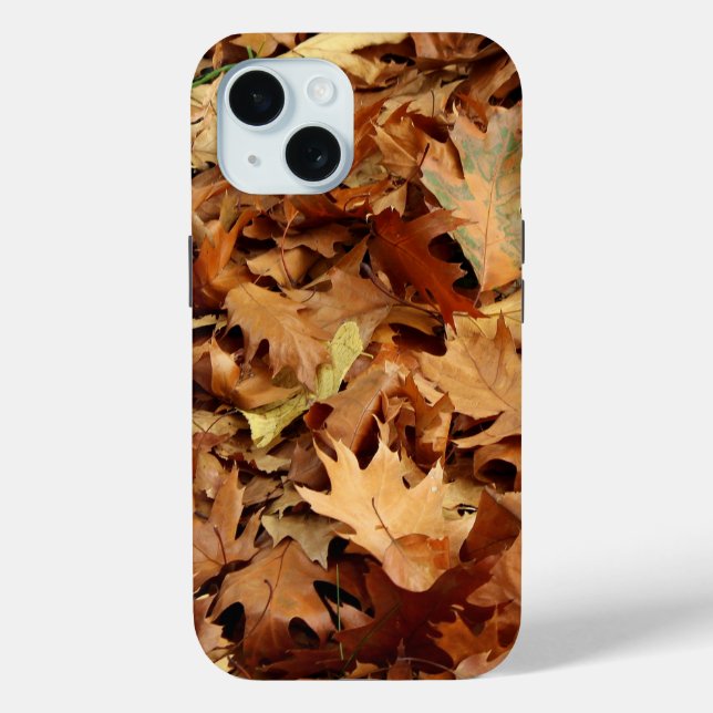 Funda De Case-Mate Para iPhone otoño, hojas secas (Reverso )