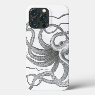 Funda Para iPhone 13 Pro Otopo naumático de steampunk Mar de kraken vintag