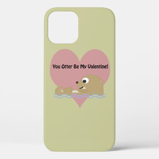 Funda De Case-Mate Para iPhone Otter Be My Valentine (Reverso )