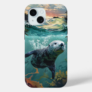 Funda Para iPhone 15 Otter marino