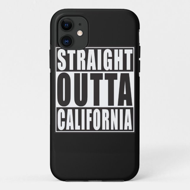 Funda De Case-Mate Para iPhone Outta recto California (Reverso)