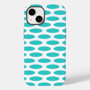 Funda Para iPhone 14 De Case-Mate Oval turquesa moderno en Emporiomoffa