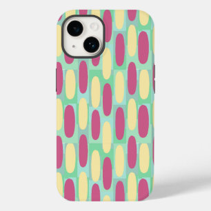 Funda Para iPhone 14 De Case-Mate Ovalos amarillos y rosados