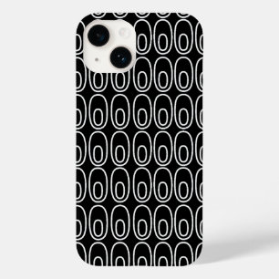 Funda Para iPhone 14 De Case-Mate Ovalos negros repetitivos