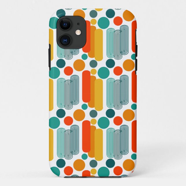 Funda De Case-Mate Para iPhone Ovalos y círculos (Reverso)