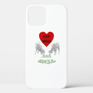 Funda Para iPhone 12 Oveja "Come bien para dormir bien" iPod Touch (5º