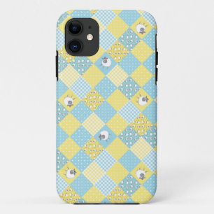 Oveja, patchwork del país Funda para iPhone 5/5s