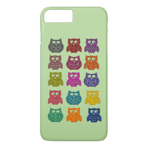 Funda Para iPhone 8 Plus/7 Plus Ovejas abstractas de colores alegres de moda