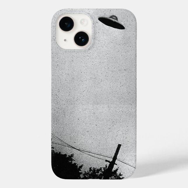 Funda De Case-Mate Para iPhone OVNI Extraterrestre Nave Espacial Alto Secreto (Reverso )