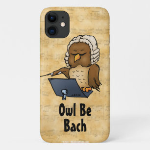 Funda Para iPhone 11 Owl Be Bach Funny Classical Music