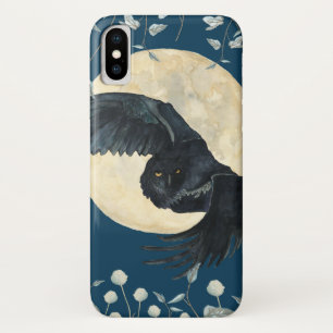 Funda Para iPhone X Owl y el estuche Moon iPhone / iPad