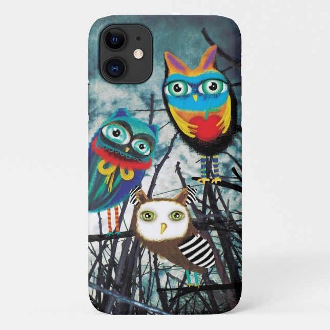 Funda De Case-Mate Para iPhone Owlies Owl Owly Owls (Reverso)