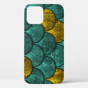 Funda Para iPhone 12 Óxido metálico: Textura de escalas de peces