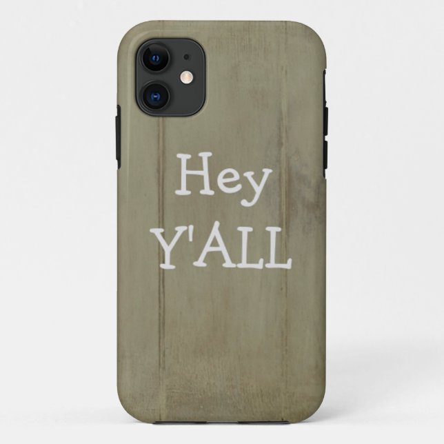 Funda De Case-Mate Para iPhone Oye a TODOS Madera Rústica (Reverso)
