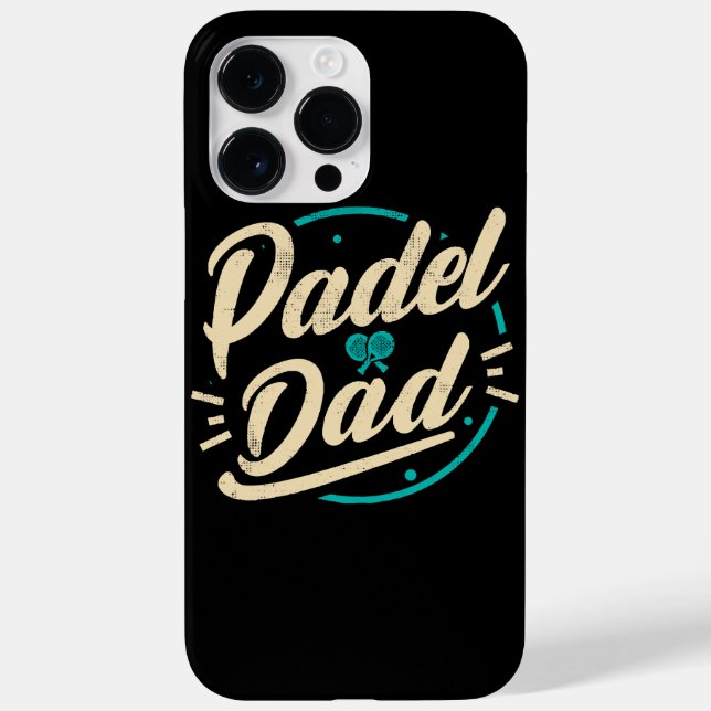 Funda De Case-Mate Para iPhone Padel Papá Plataforma Tenis Paddleball Padel  (Reverso)