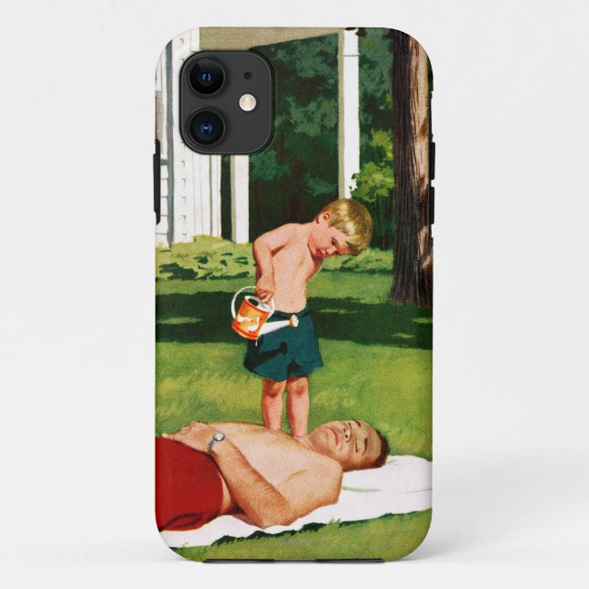 Funda De Case-Mate Para iPhone Padre de riego (Reverso)