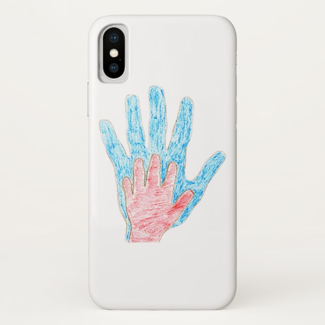 Funda De Case-Mate Para iPhone padre hijo madre hija familia familia amores (Reverso)