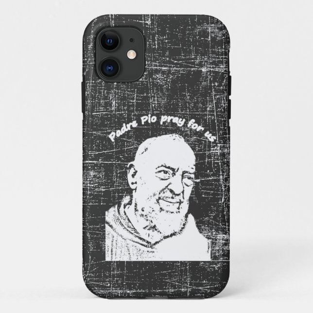 Funda De Case-Mate Para iPhone Padre Pio T-Shirt (Reverso)