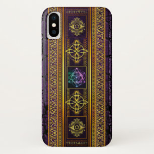 Funda Para iPhone X Pagan Tome Dark Magic deletrea Wiccan & Witchcraft