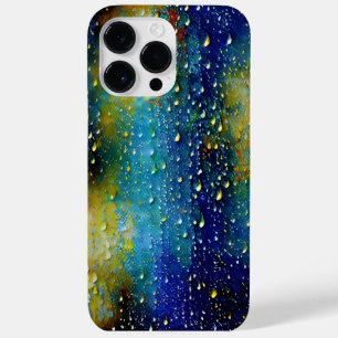 Funda Para iPhone 14 Pro Max De Case-Mate Paint Drin in Oil Rain Droplets Stunning Fun