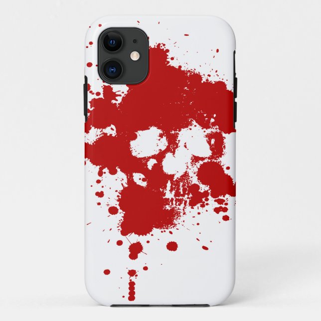 Funda De Case-Mate Para iPhone Paint Skull (Reverso)