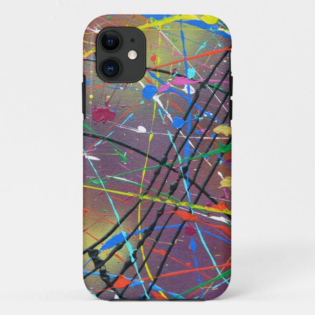 Funda De Case-Mate Para iPhone Paint Splatt and Drizzle (Reverso)
