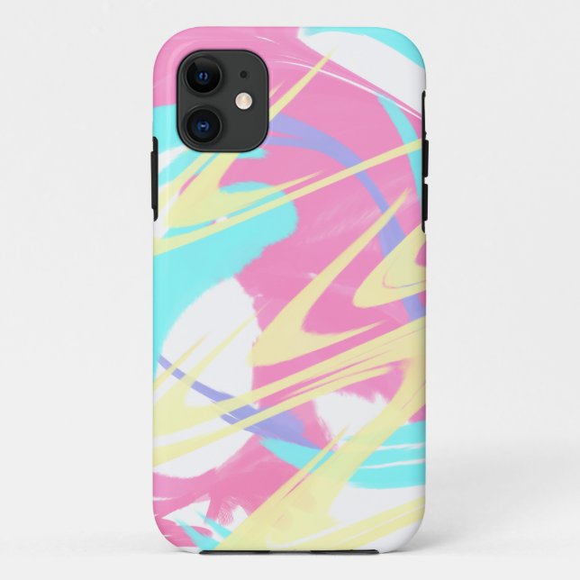 Funda De Case-Mate Para iPhone Paint Splatt Resumen Arte (Reverso)