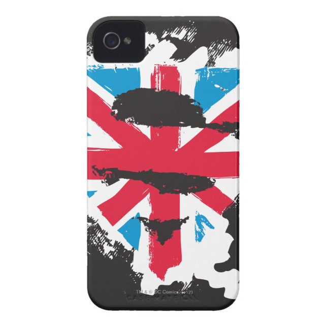 Funda De Case-Mate Para iPhone Paint Strokes British S-Shield (Atrás)
