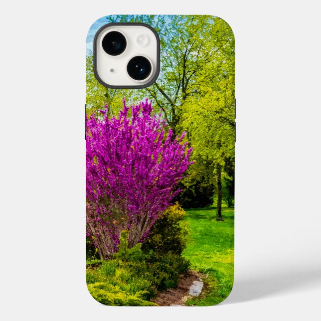 Funda De Case-Mate Para iPhone Paintero de primavera (Reverso )