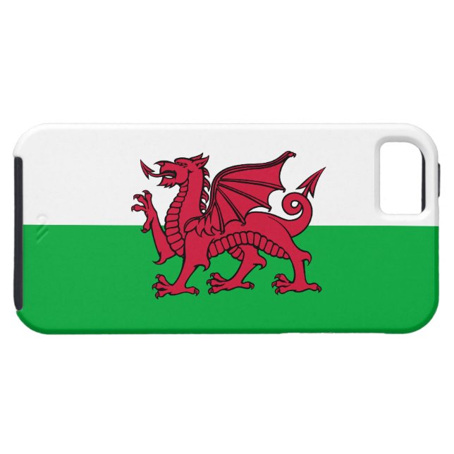 Funda De Case-Mate Para iPhone País de Gales - dragón de la bandera Galés (Reverso Horizontal)