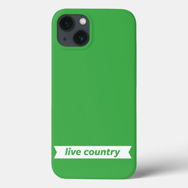 Funda De Case-Mate Para iPhone País vivo (Reverso)