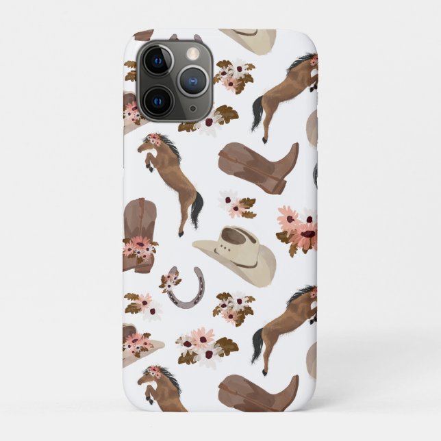 Funda De Case-Mate Para iPhone País y floral (Reverso)