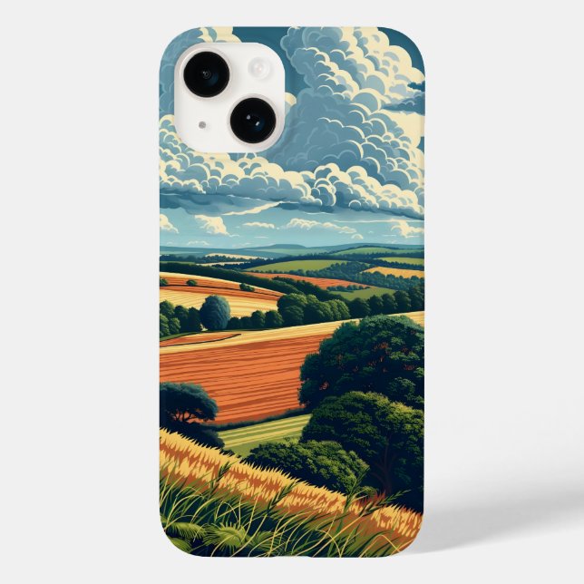 Funda De Case-Mate Para iPhone paisaje (Reverso )