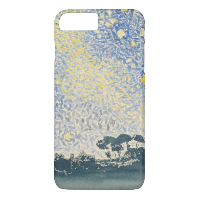 Funda De Case-Mate Para iPhone Paisaje con las estrellas (Reverso)