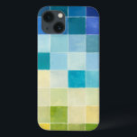 Funda Para iPhone 13 Paisaje con plazas Pixilares Multicolores<br><div class="desc">Megan Meagher creó este artículo utilizando un estilo conocido como pixelación digital. Los artistas usan programas de computadora para diseñar y dibujar sus piezas,  produciendo representaciones impresionistas de escenarios del mundo real. Si te gusta el arte abstracto,  experimental,  ¡esta impresión es para ti!</div>