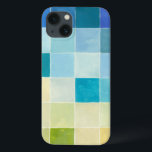 Funda Para iPhone 13 Paisaje con plazas Pixilares Multicolores<br><div class="desc">Megan Meagher creó este artículo utilizando un estilo conocido como pixelación digital. Los artistas usan programas de computadora para diseñar y dibujar sus piezas,  produciendo representaciones impresionistas de escenarios del mundo real. Si te gusta el arte abstracto,  experimental,  ¡esta impresión es para ti!</div>