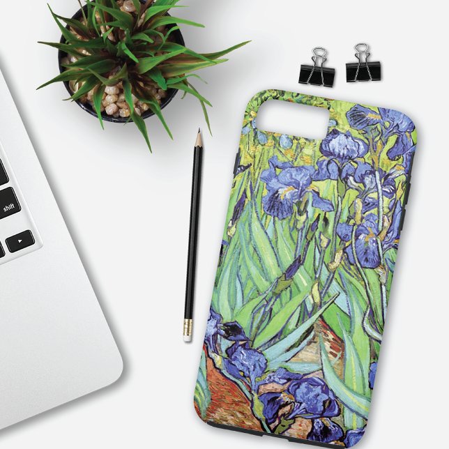 Funda De Case-Mate Para iPhone Paisaje de Irises Vincent van Gogh (Subido por el creador)