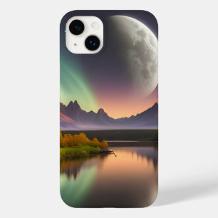 Funda Para iPhone 14 Plus De Case-Mate Paisaje de la Luna sobre la montaña