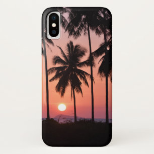 Funda Para iPhone X Paisaje de la palmera del coco