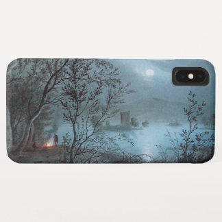 FUNDA PARA iPhone XS MAX PAISAJE DE NOCTURNA ROMÁNTICA EN AZUL