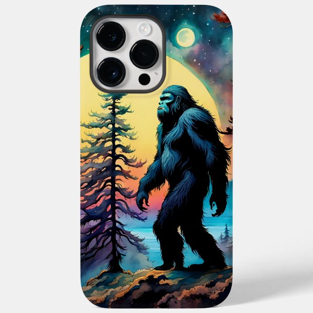 Funda De Case-Mate Para iPhone Paisaje de Squatchin' Colorous Sasquatch (Reverso )