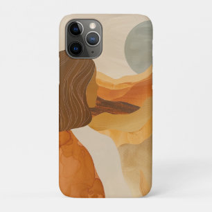 Funda Para iPhone 11 Pro Paisaje de terracota de colinas desérticas boho Lu