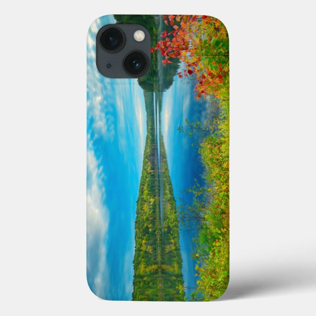 Funda De Case-Mate Para iPhone Paisaje del lago Costello (Reverso)