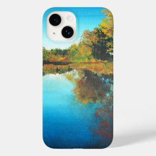 Funda Para iPhone 14 De Case-Mate Paisaje del otoño del río Cae