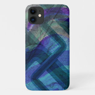 Funda Para iPhone 11 Paisaje Industrial Abstracto Colorido