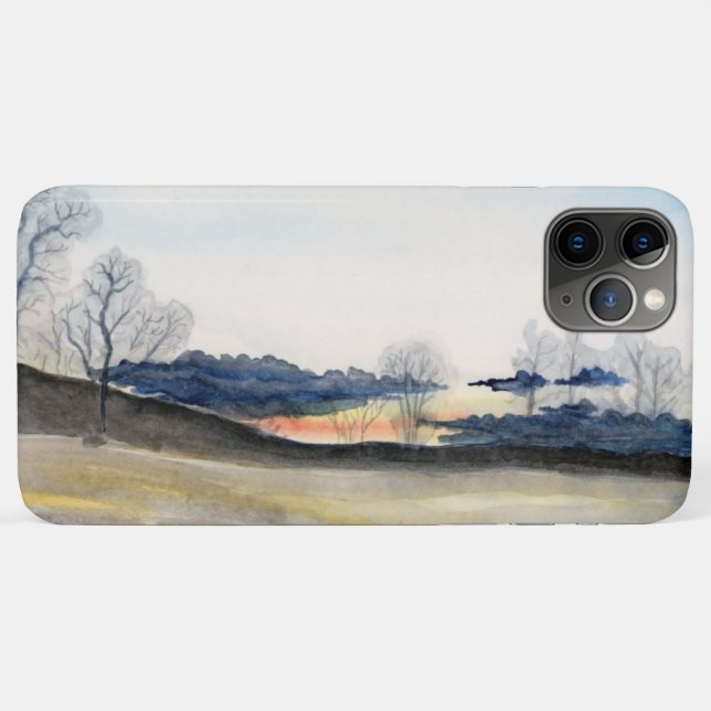 Funda De Case-Mate Para iPhone Paisaje invernal (Reverso (horizontal))