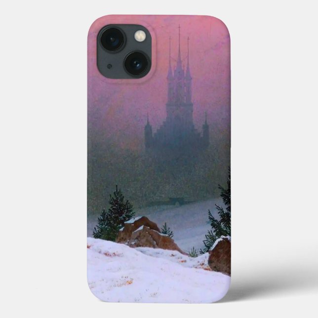 Funda De Case-Mate Para iPhone Paisaje invernal Caspar David Friedrich (Reverso)